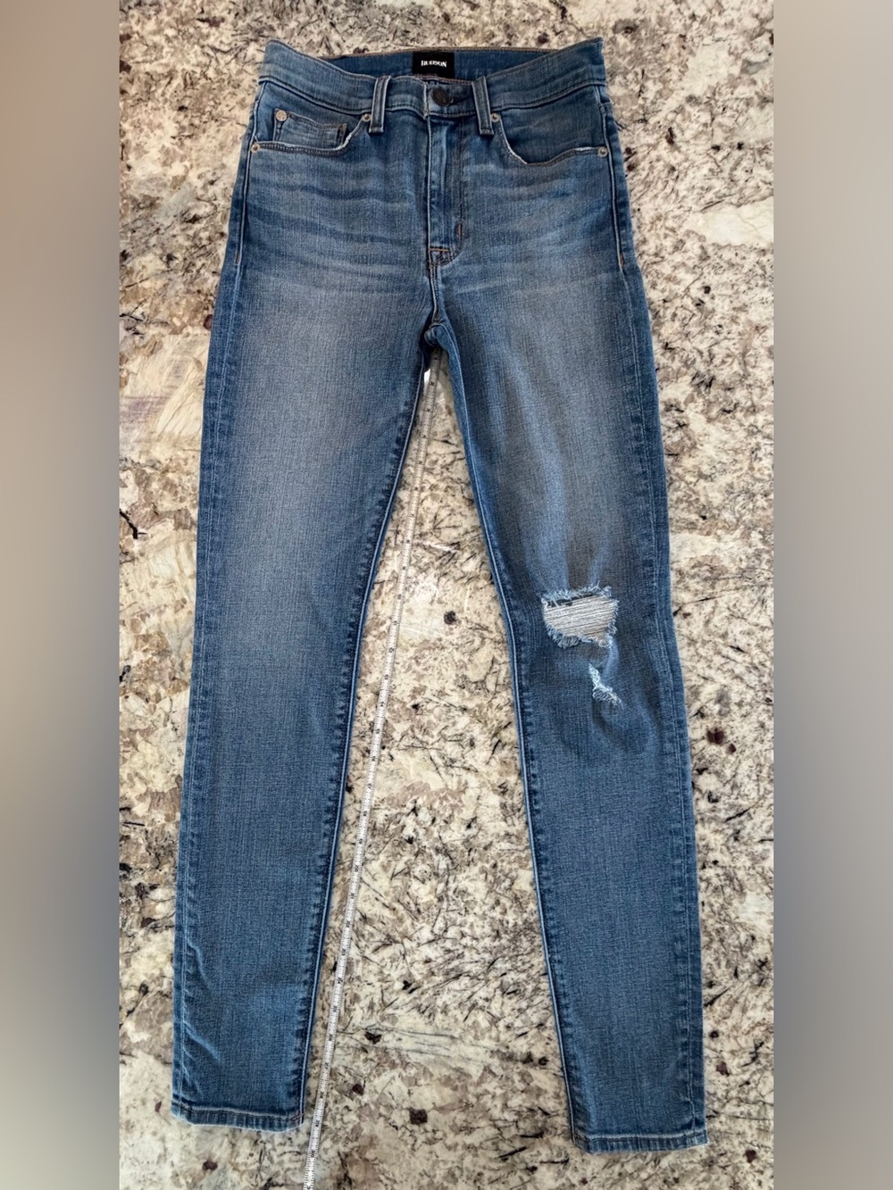 Hudson Jeans Women's Barbara High Waist Skinny Distress Size 25 NWOT